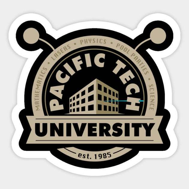 Pacific Tech University Sticker by iceknyght